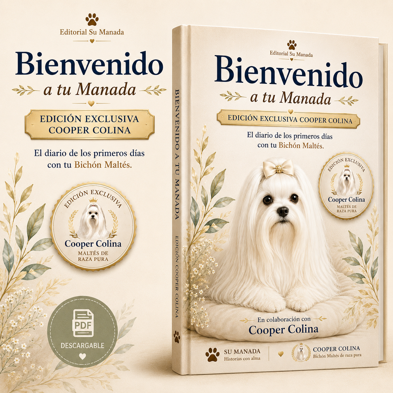 Mockup de la edición impresa de Bienvenido a tu Manada